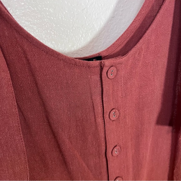 Forever 21 Rust Jumper with Adjustable Straps - Swim Cover Up Medium - Picture 6 of 13